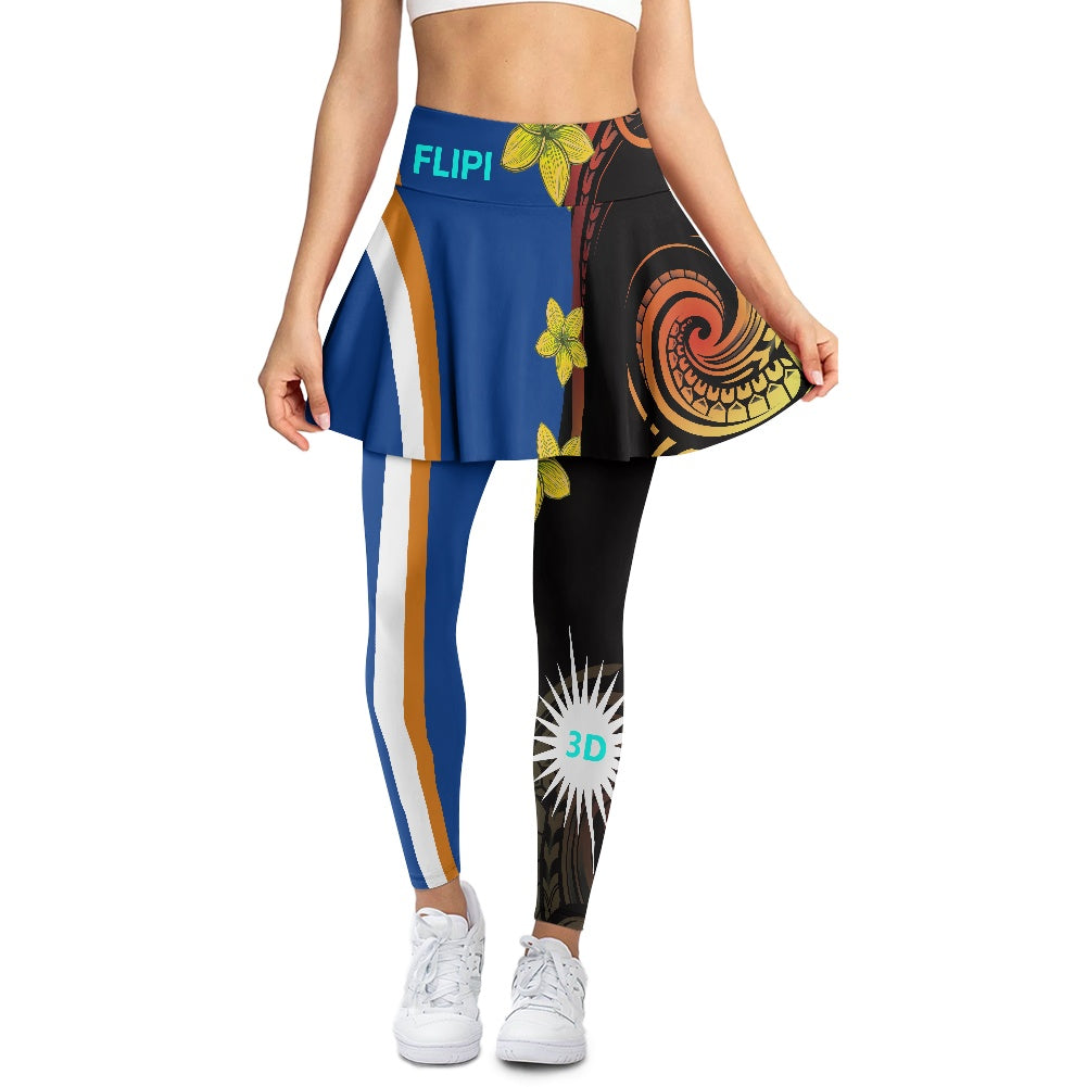 Falda Pantalón de Yoga para Mujer | Moda 2025 - Nuevos Diseños **FLIPI FULL 3D** | Envío Gratis**FLIPISHOP.COM**