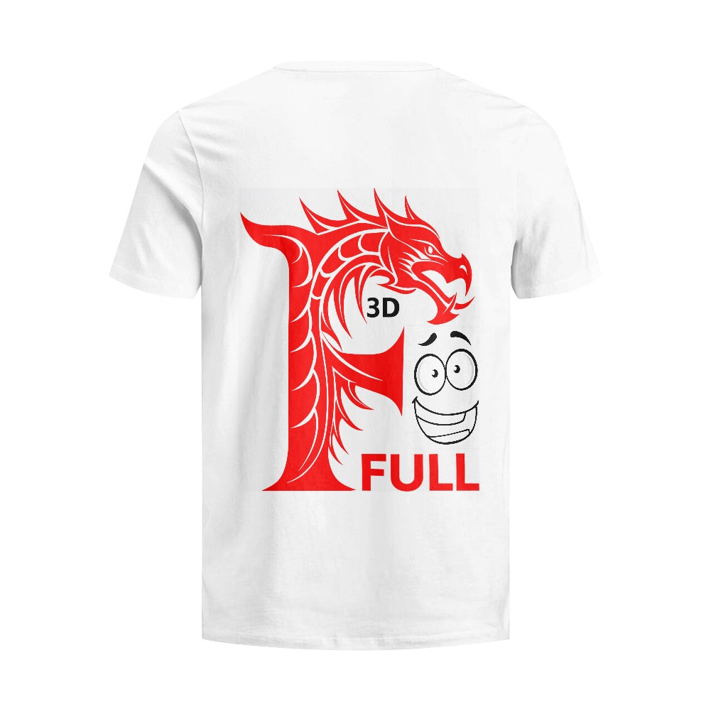 Camiseta Blanca Algodón Personalizadas **FLIPI FULL 3D** | Moda 2025 | Envío Gratis en **FLIPISHOP.COM**