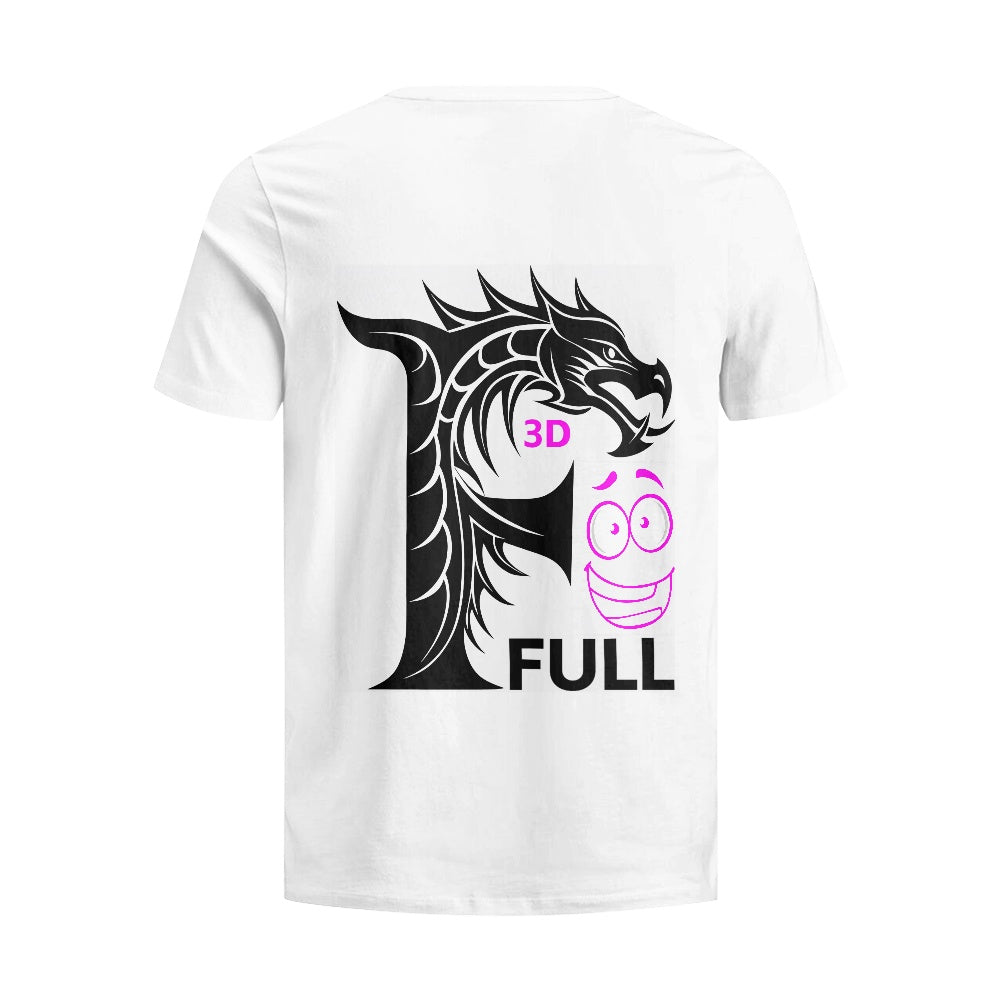 Camiseta Blanca Algodón Personalizadas **FLIPI FULL 3D** | Moda 2025 | Envío Gratis en **FLIPISHOP.COM**