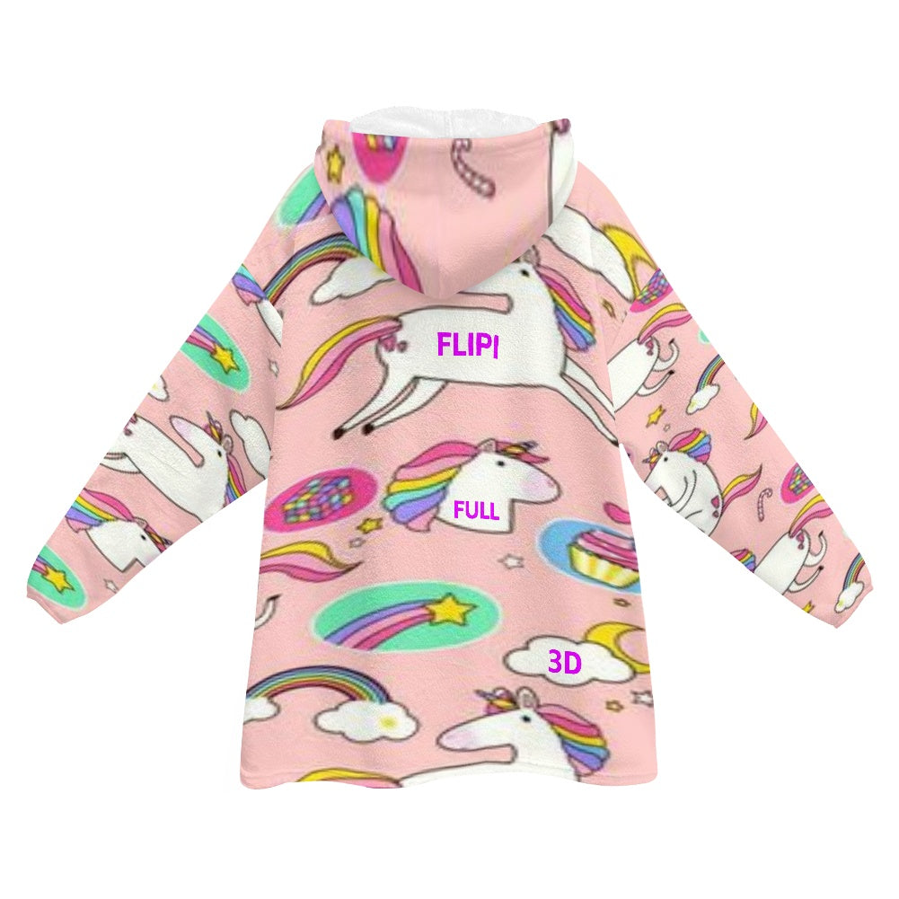 Sudadera con Capucha | Manta para Niños | Moda Cálida **FLIPI FULL 3D** 2025 | Envíos Gratis en **FLIPISHOP.COM**