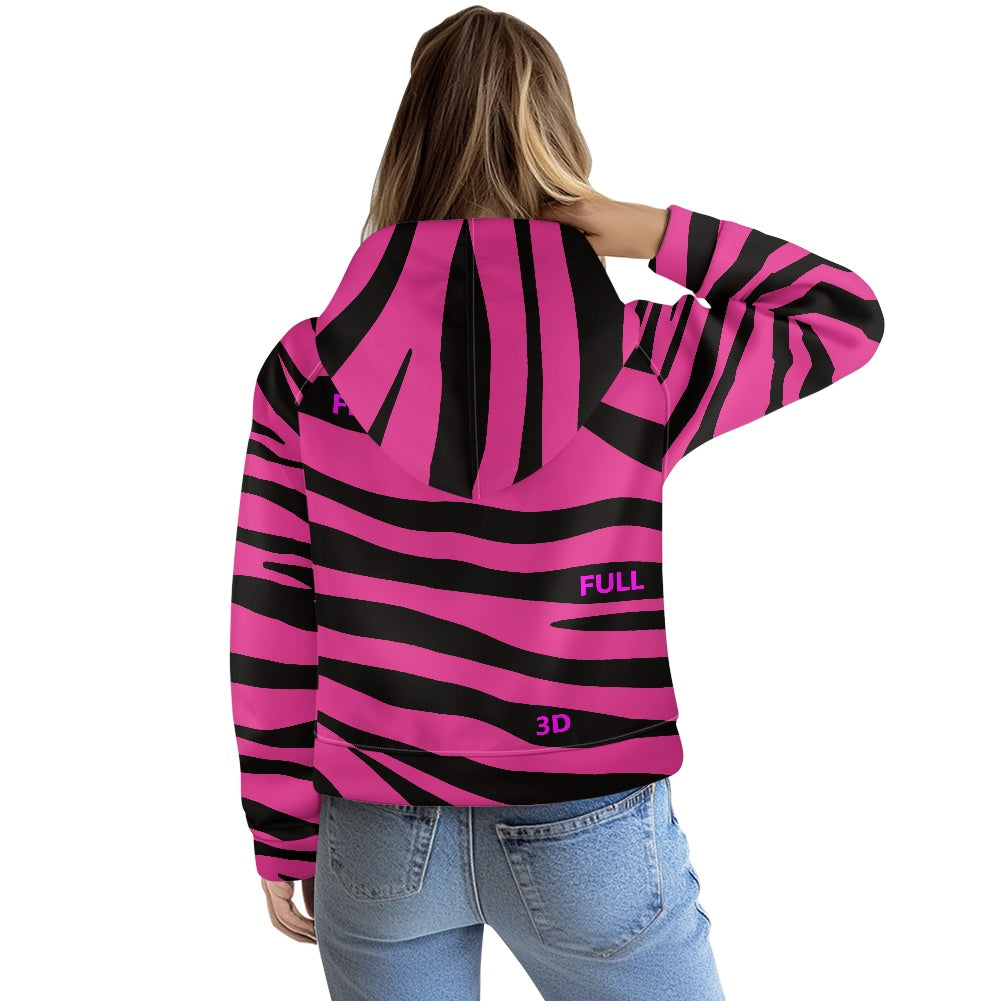 Sudadera Térmica con Capucha y Media Cremallera para Mujer | Estilo Moderno Moda -2025 | Marca **FLIPI FULL 3D** | Envíos Gratis en **FLIPISHOP.COM**