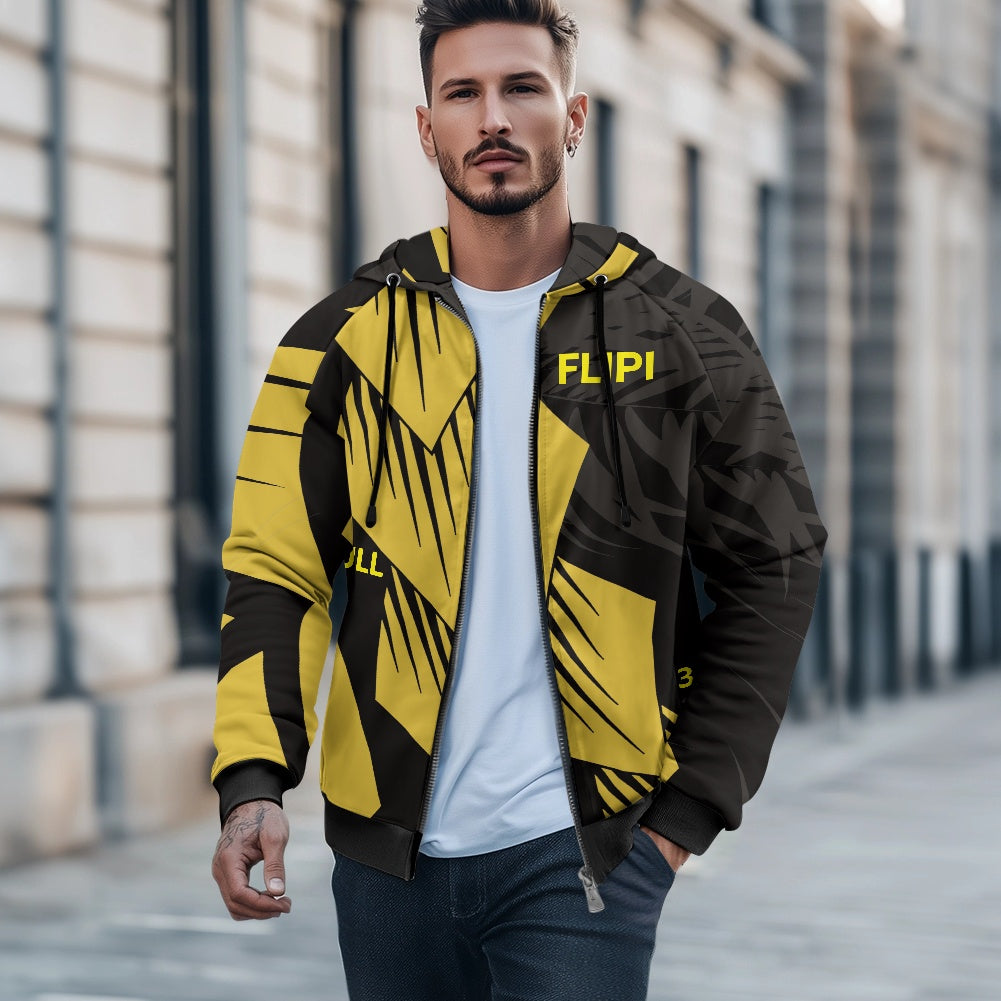 Sudadera Térmica | Capucha y Cremallera para Hombre | Moda **FLIPI FULL 3D** Disfruta - 2025 | Manga Larga, Alta Calidad | Envío Gratis en **FLIPISHOP.COM**