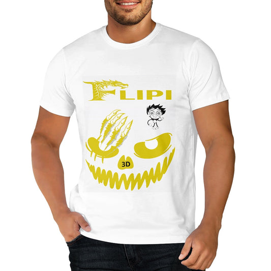 Camiseta Blanca Algodón Personalizadas **FLIPI FULL 3D** | Moda 2025 | Envío Gratis en **FLIPISHOP.COM**