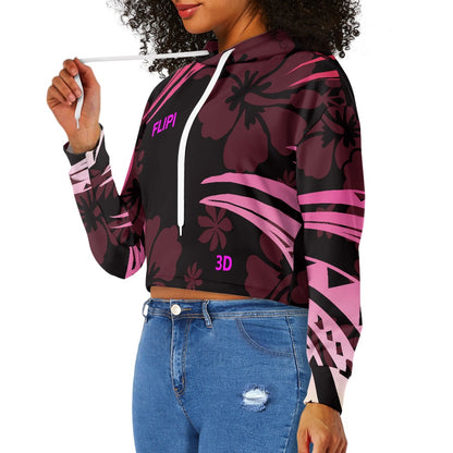 Sudadera de Mujer Térmica con Capucha **FLIPI FULL 3D** | Diseño Innovador que Deja al Descubierto el Abdomen | Envíos Gratis en **FLIPISHOP.COM**