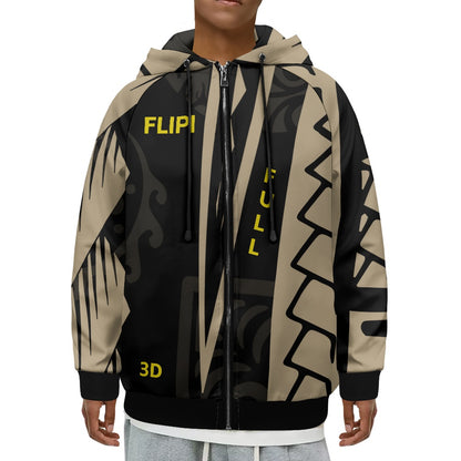 Sudadera Térmica | Capucha y Cremallera para Hombre | Moda **FLIPI FULL 3D** Disfruta - 2025 | Manga Larga, Alta Calidad | Envío Gratis en **FLIPISHOP.COM**