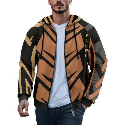 Sudadera Térmica | Capucha y Cremallera para Hombre | Moda **FLIPI FULL 3D** Disfruta - 2025 | Manga Larga, Alta Calidad | Envío Gratis en **FLIPISHOP.COM**