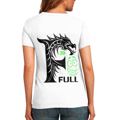 Camiseta Blanca Algodón Personalizadas **FLIPI FULL 3D** | Moda 2025 | Envío Gratis en **FLIPISHOP.COM**